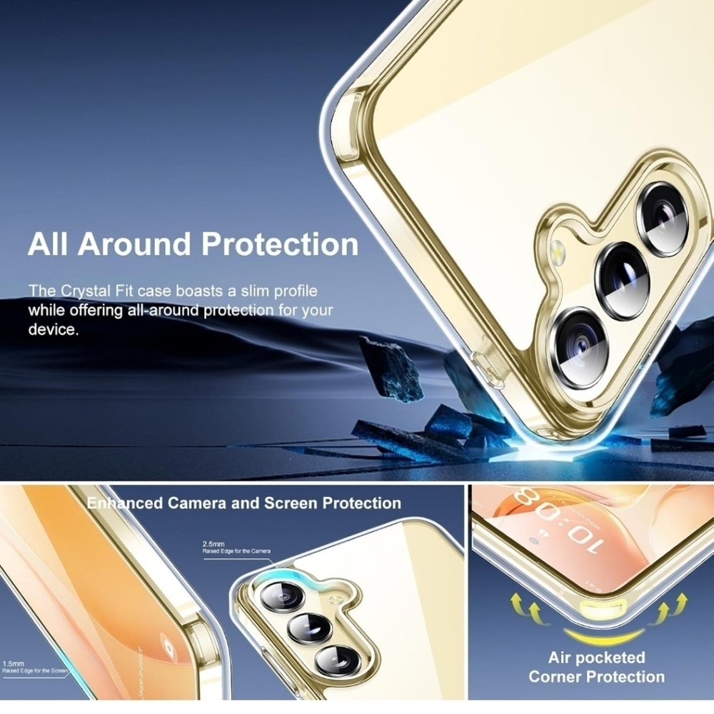 📱 Crystal Fit Clear Case for Samsung Galaxy S24 – Slim, Scratch Resistant, NWT - Picture 13 of 13